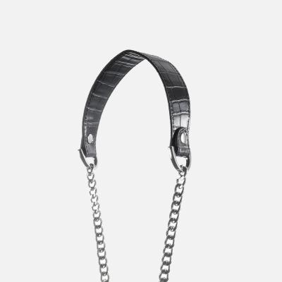 White Buffalo Product - بند بلند دارد<br>طول 21cm<br>ارتفاع 12cm<br>عمق 4cm<br> - Black Patterned Leather - 3